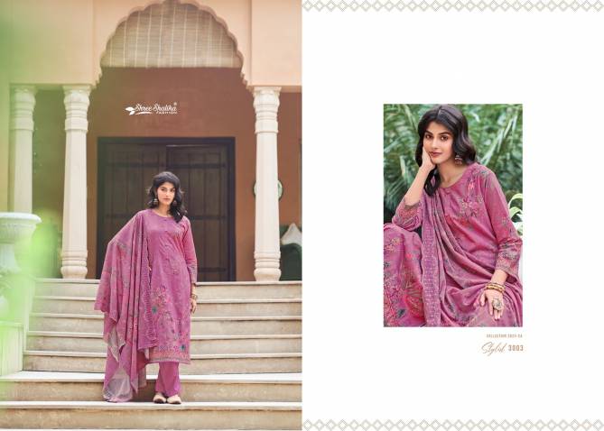 Mannat Vol 3 By Shree Shalika Cotton Embroidery Printed Salwar Kameez Wholesale Online